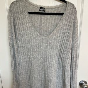 Oversized grey sweater